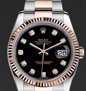 Black Dials Rolex Datejust Replica Watches