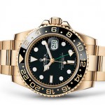 Black And Yellow Gold Rolex GMT-Master II Fake Watches Of Good Quality