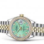 Two 28MM Rolex Lady-Datejust Replica Watches With Yellow Gold Hands As Reviewed