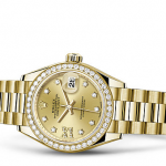 Two Rolex Lady-Datejust Fake Luxury Watches With Diamond Bezels As Reviewed