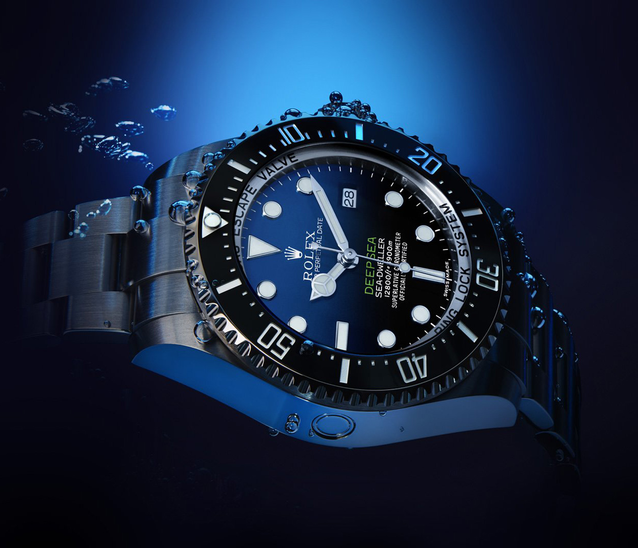 Rolex-Sea-Dweller-D-Blue-Dials-Fake