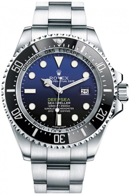 Rolex Sea-Dweller 116660 Fake Watches With D-Blue Dials Of Good Quality