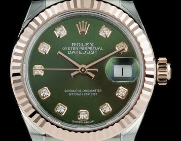 Two Charming Rolex Replica Watches With Olive Green Dials For You