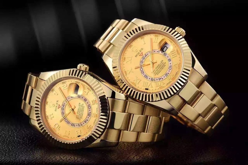 Complicated And Precious – A Recommendation Of Gold Replica Rolex Sky-Dweller Watches