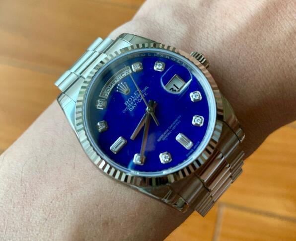 Fall In Love With Classic Rolex Day-Date Replica Watch With Lapis Dial