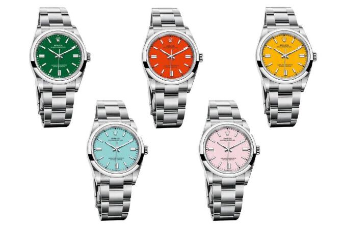 Cheap Rolex Replica Watches Top Quality With Colorful Dials