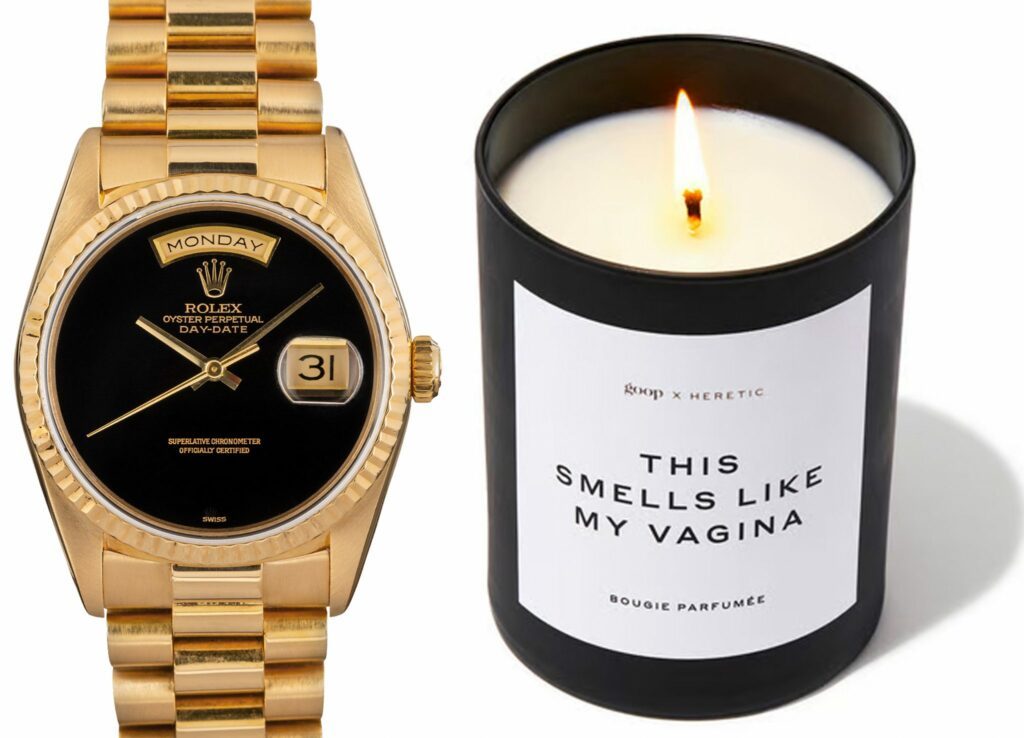 Best fake Rolex competes with vagina-scented candles as must-buy Christmas gifts on Goop