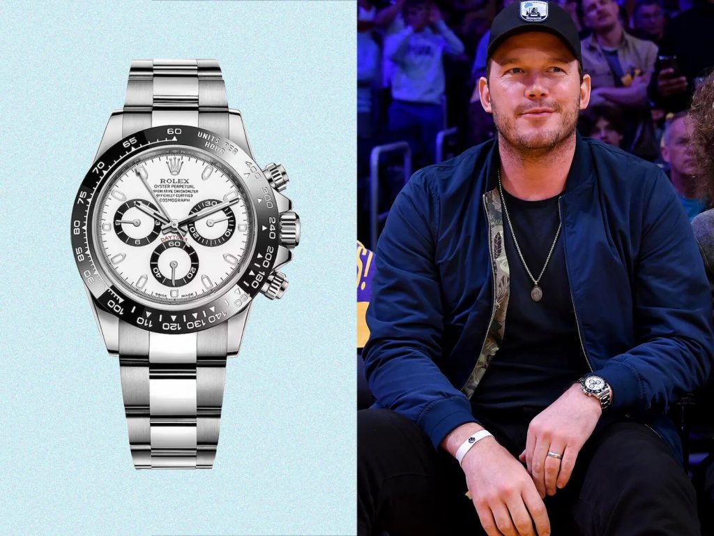 Chris Pratt and Tom Cruise have the same taste in blockbuster replica watches online