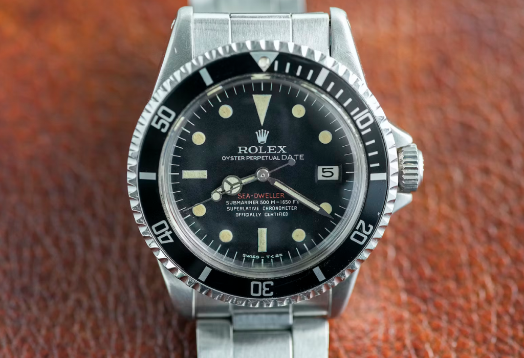 Two Luxury Fake Rolex Sea-Dweller Ref. 1665 In Retro Style