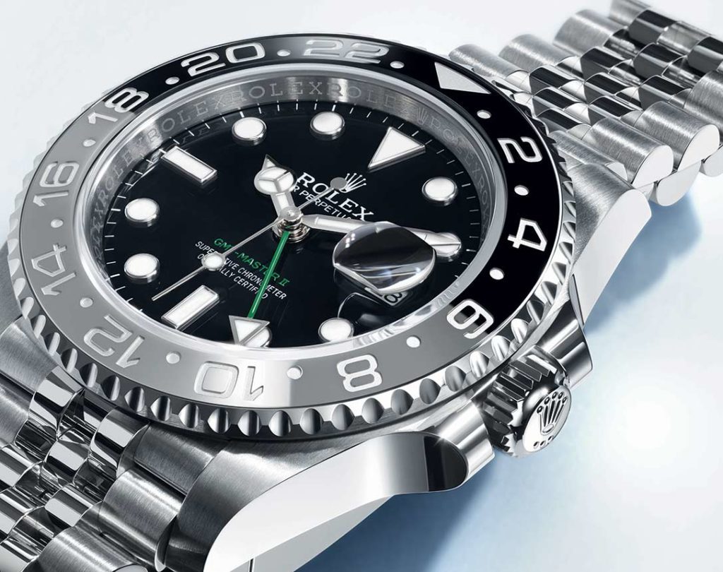 Perfect Replica Rolex GMT-MASTER II With Black Dials For Men